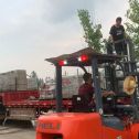 广西 黄金麻冰裂纹，地铺石装车