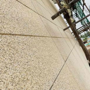 广西 黄金麻花岗岩荔枝面外墙干挂石材效果示例