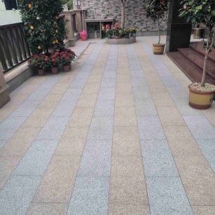 广西 黄金麻白麻荔枝面庭院铺装展示