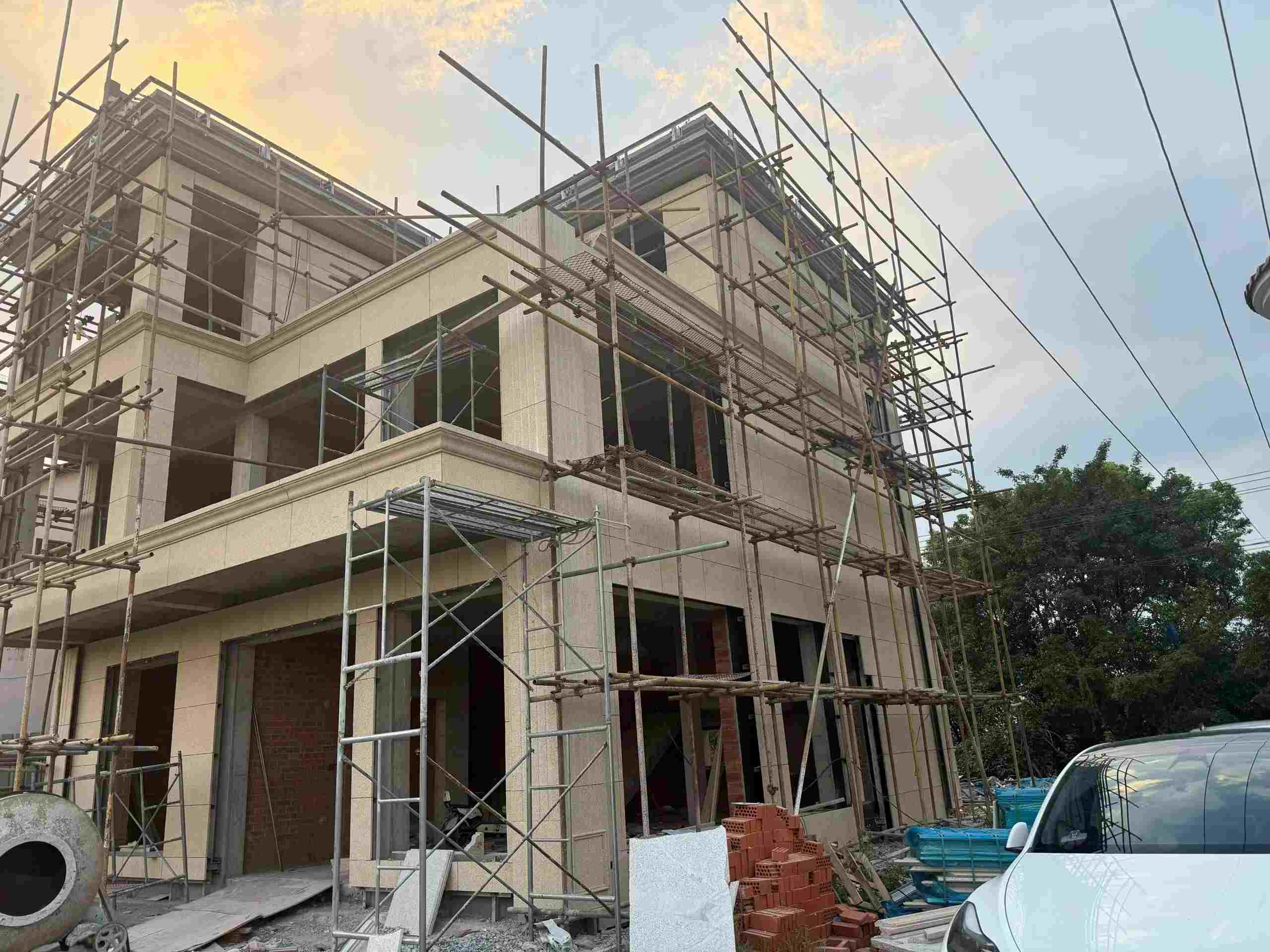 广西 黄金麻荔枝面花岗岩外墙干挂