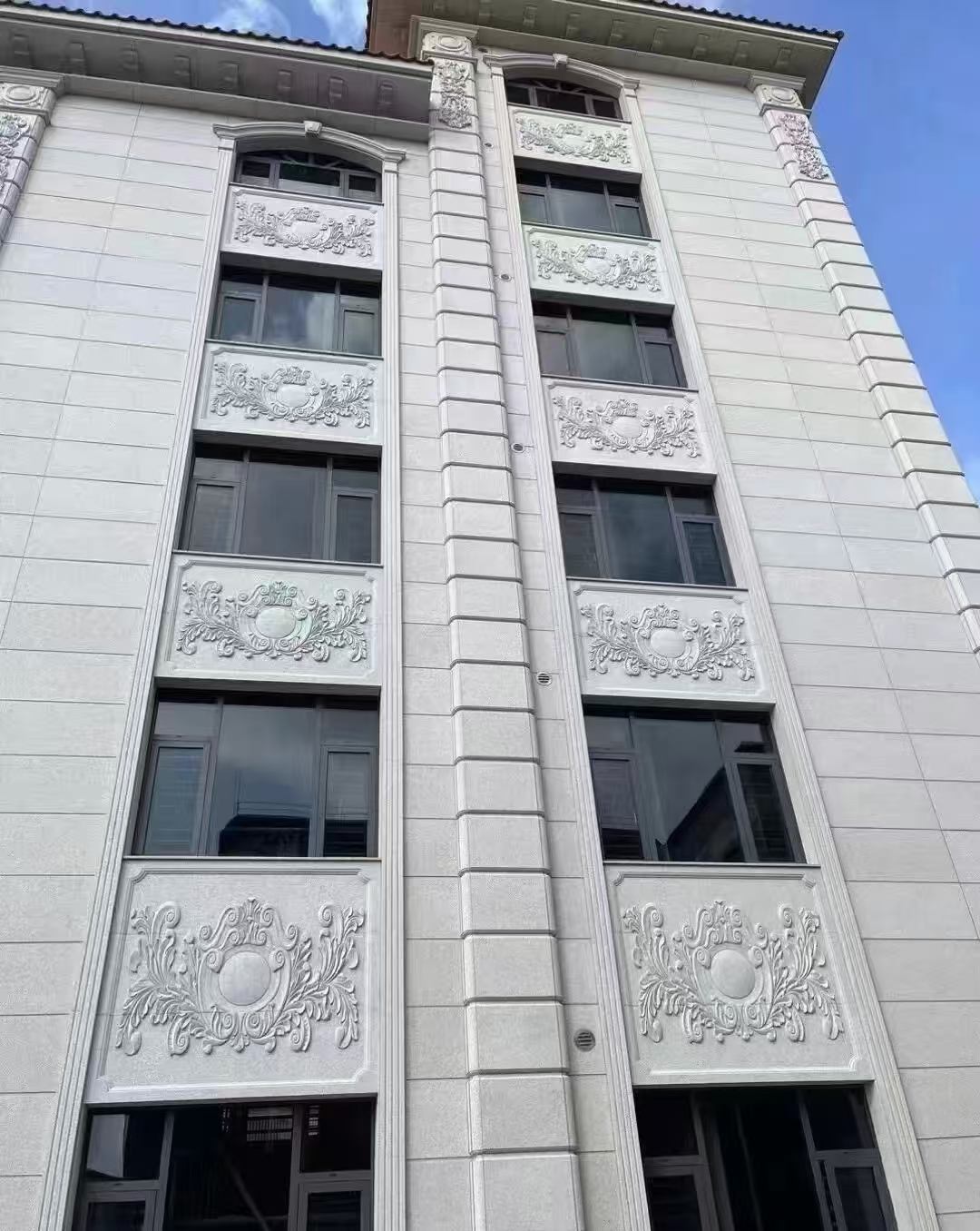 广西 白麻荔枝面花岗岩别墅外墙干挂