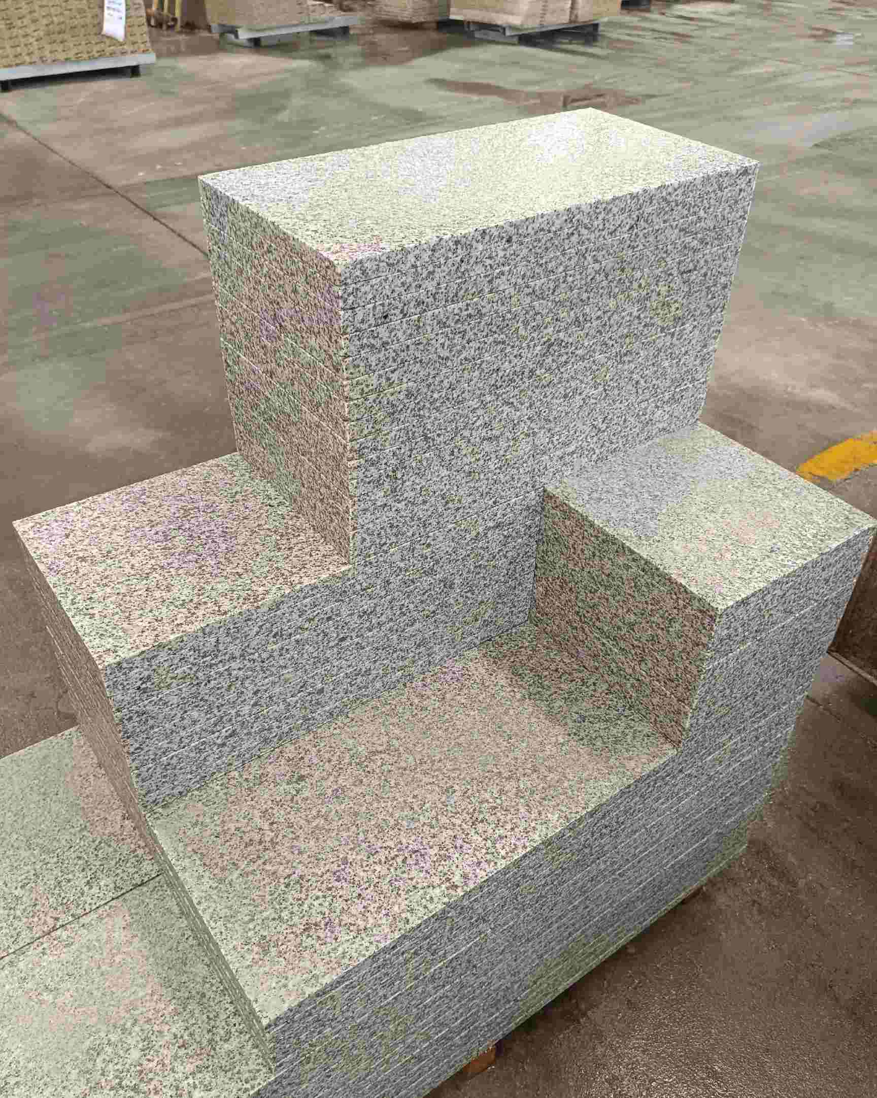 广西 白麻花岗岩荔枝面地铺石