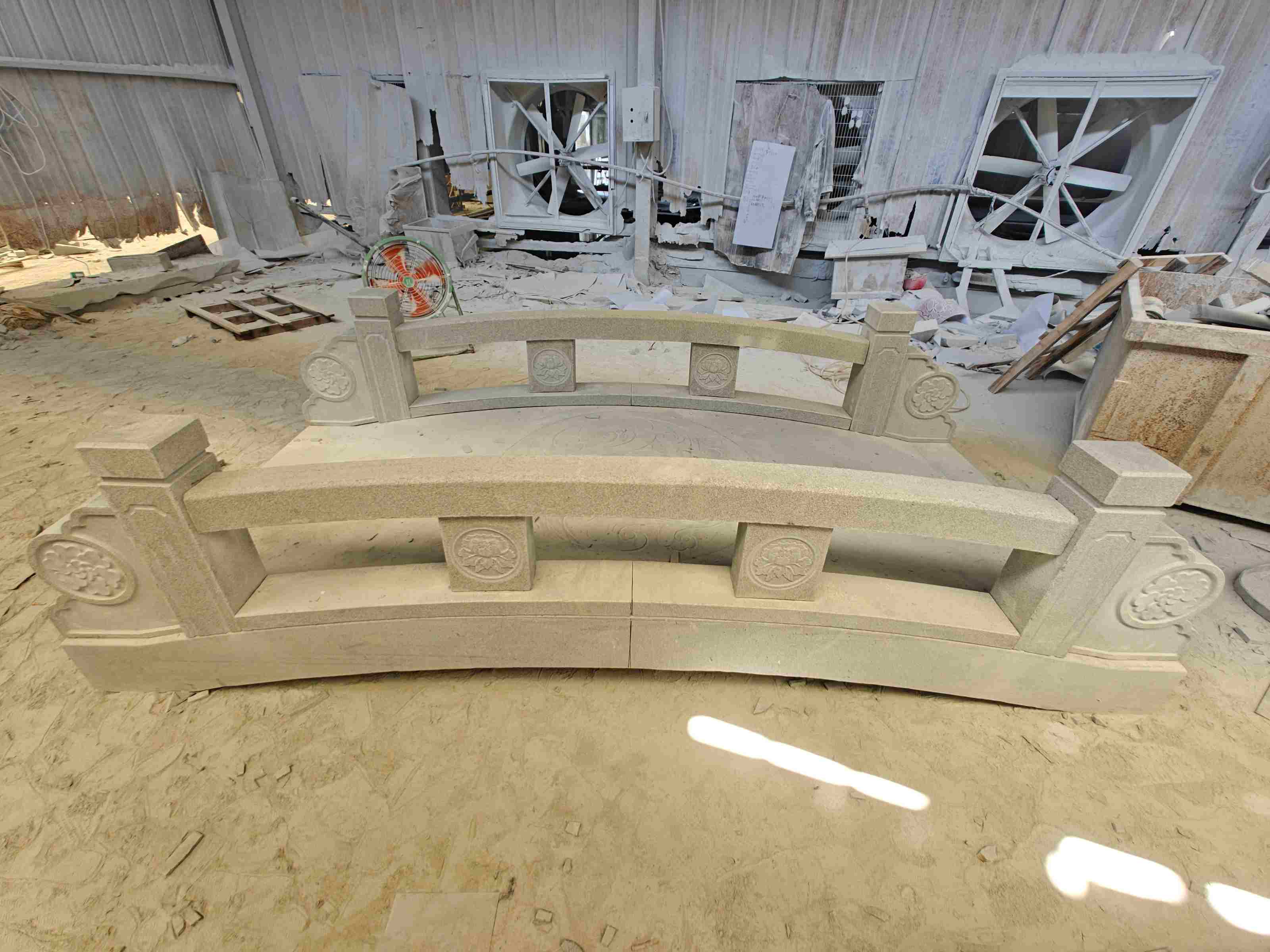 广西 芝麻灰花岗岩异形加工-拱桥，石桥