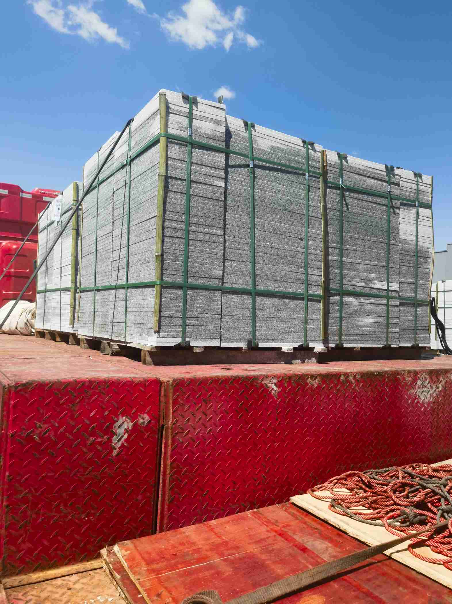 广西 芝麻白火烧规格板地铺石300*600/600*600