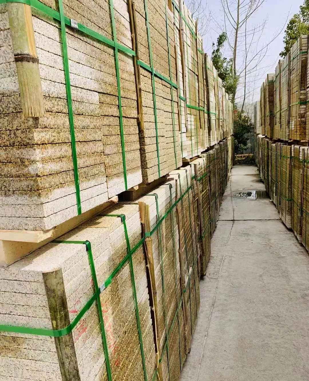 广西 黄金麻花岗岩荔枝面地铺石